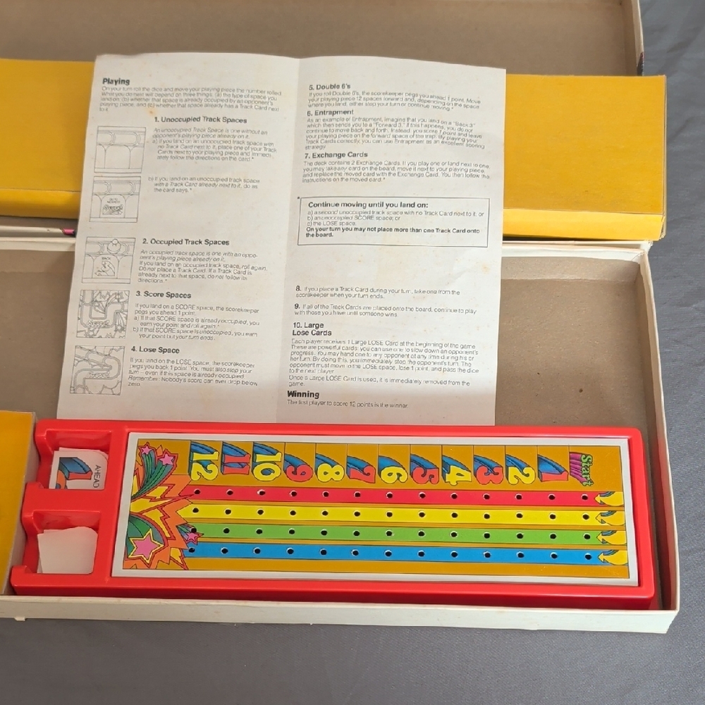 Parker Brothers Retro Game Box with Multicolor Pop Graphics - Picture 5 of 6